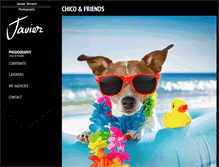 Tablet Screenshot of javierbrosch.com